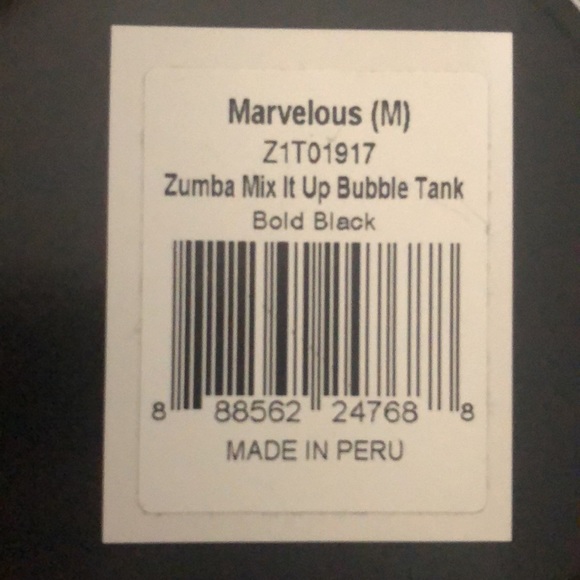 Zumba Mix It Up Bubble Tank, M - Picture 4 of 4